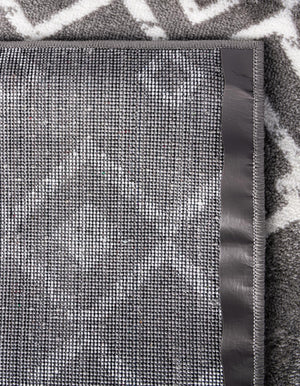 Light Gray 2' x 10' Moroccan Trellis Runner Rug