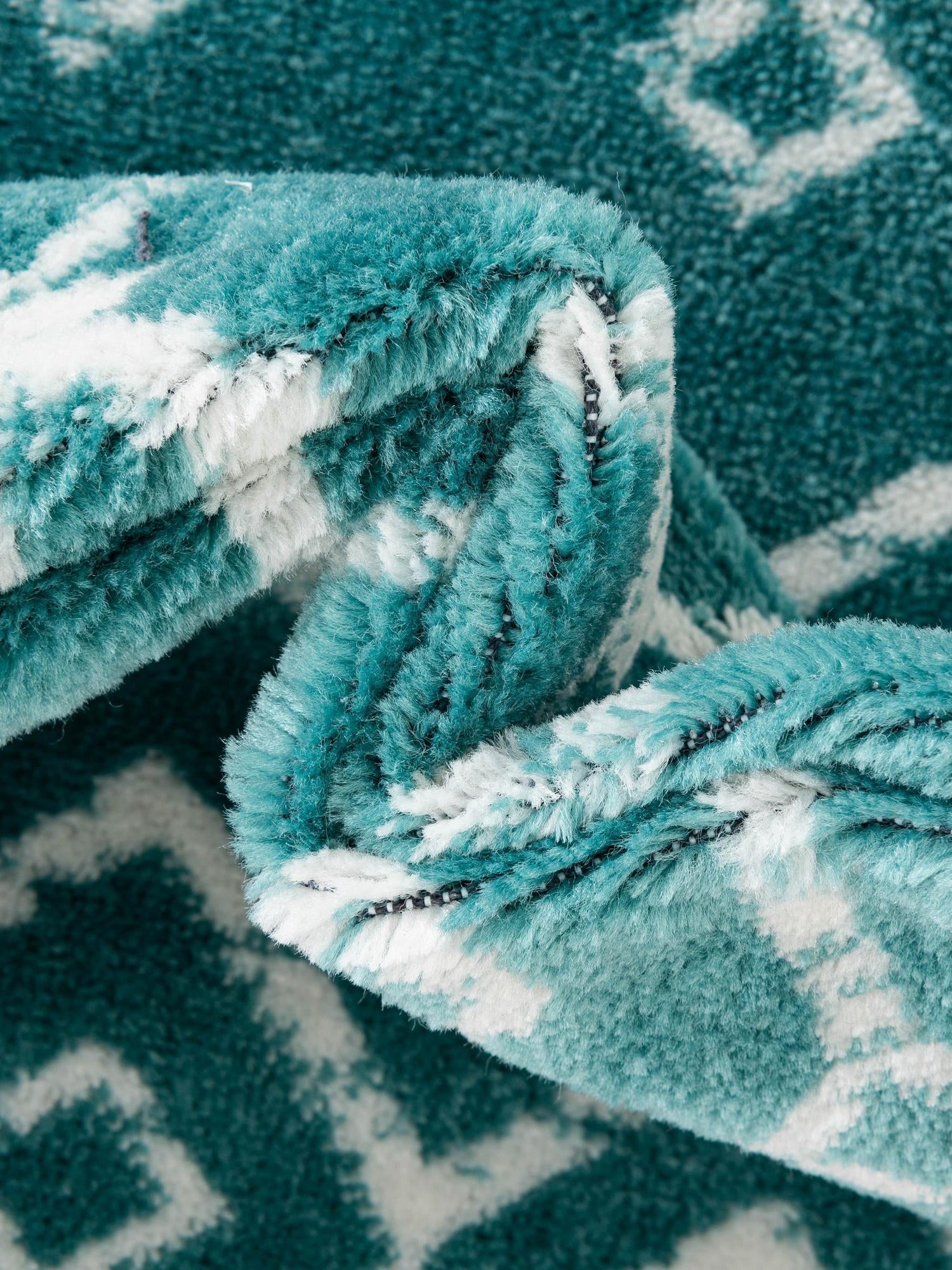 Turquoise 2' x 9' 10 Moroccan Trellis Runner Area Rug 100% Polypropylene Easy Clean Geometric Traditional Carpet for Interior Design Home Decor for Sale at Rug Engine