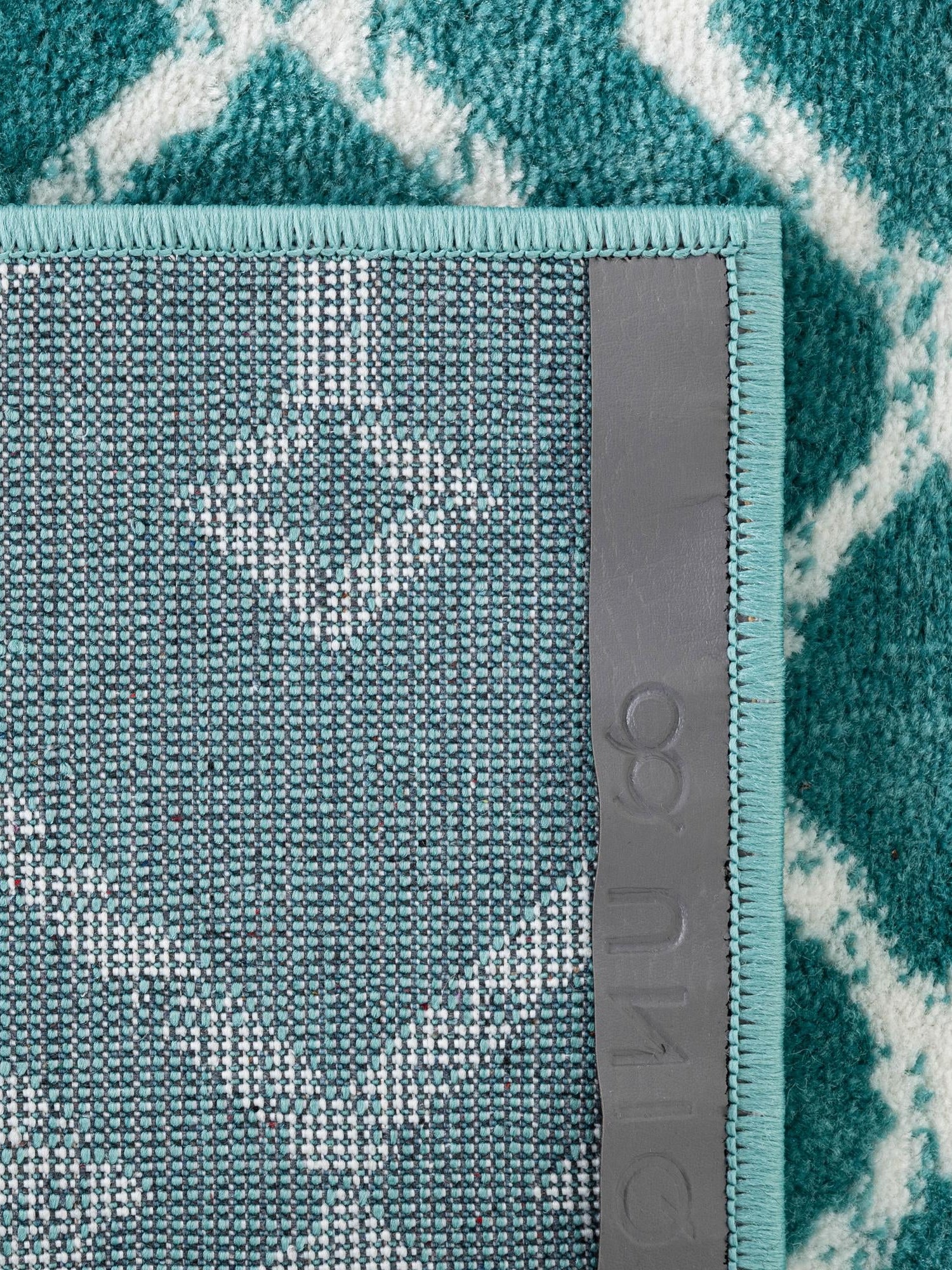 Turquoise 2' x 9' 10 Moroccan Trellis Runner Area Rug 100% Polypropylene Easy Clean Geometric Traditional Carpet for Interior Design Home Decor for Sale at Rug Engine