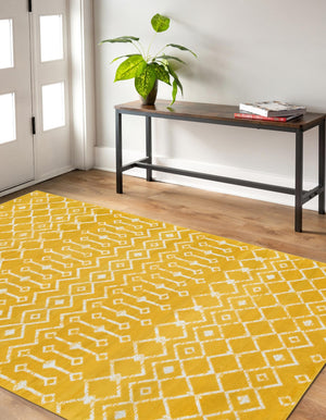Yellow 11' x 16' 5 Moroccan Trellis