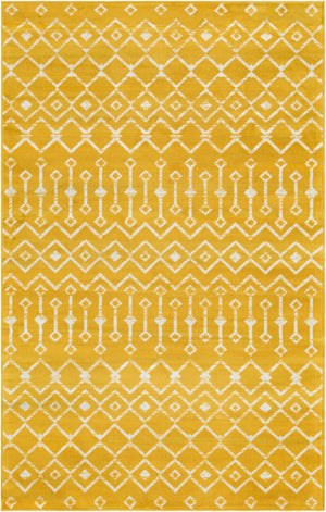 Yellow 5' 3 x 8' Moroccan Trellis Rectangle Area Rug