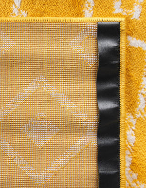 Yellow 12' x 12' Moroccan Trellis Square Rug