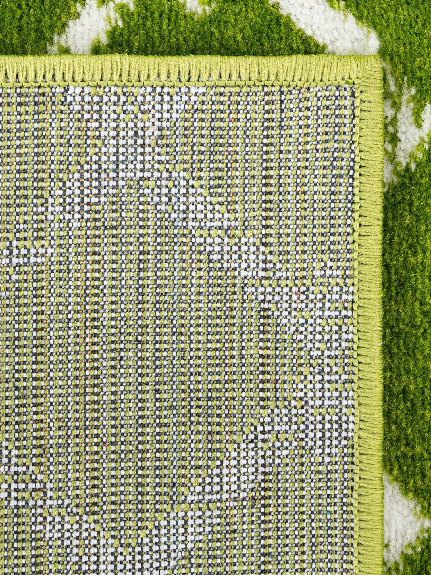 Green 2' 6 x 8' 2 Moroccan Trellis Runner Area Rug 100% Polypropylene Easy Clean Geometric Traditional Carpet for Interior Design Home Decor for Sale at Rug Engine