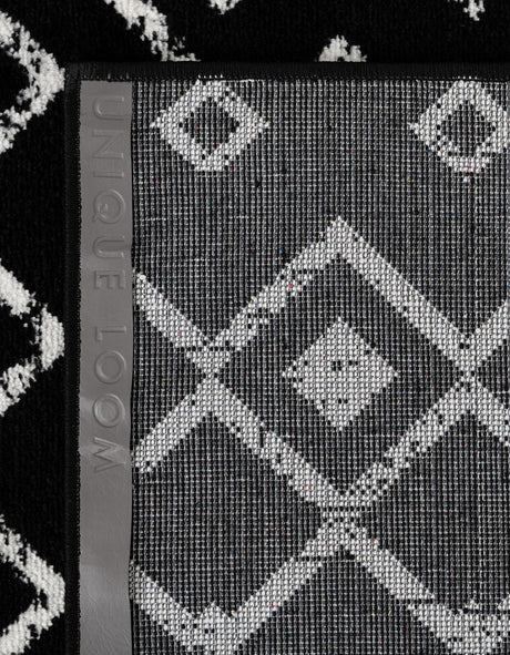 Black 6' 1 x 6' 1 Moroccan Trellis Square Area Rug 100% Polypropylene Easy Clean Geometric Traditional Carpet for Interior Design Home Decor for Sale at Rug Engine