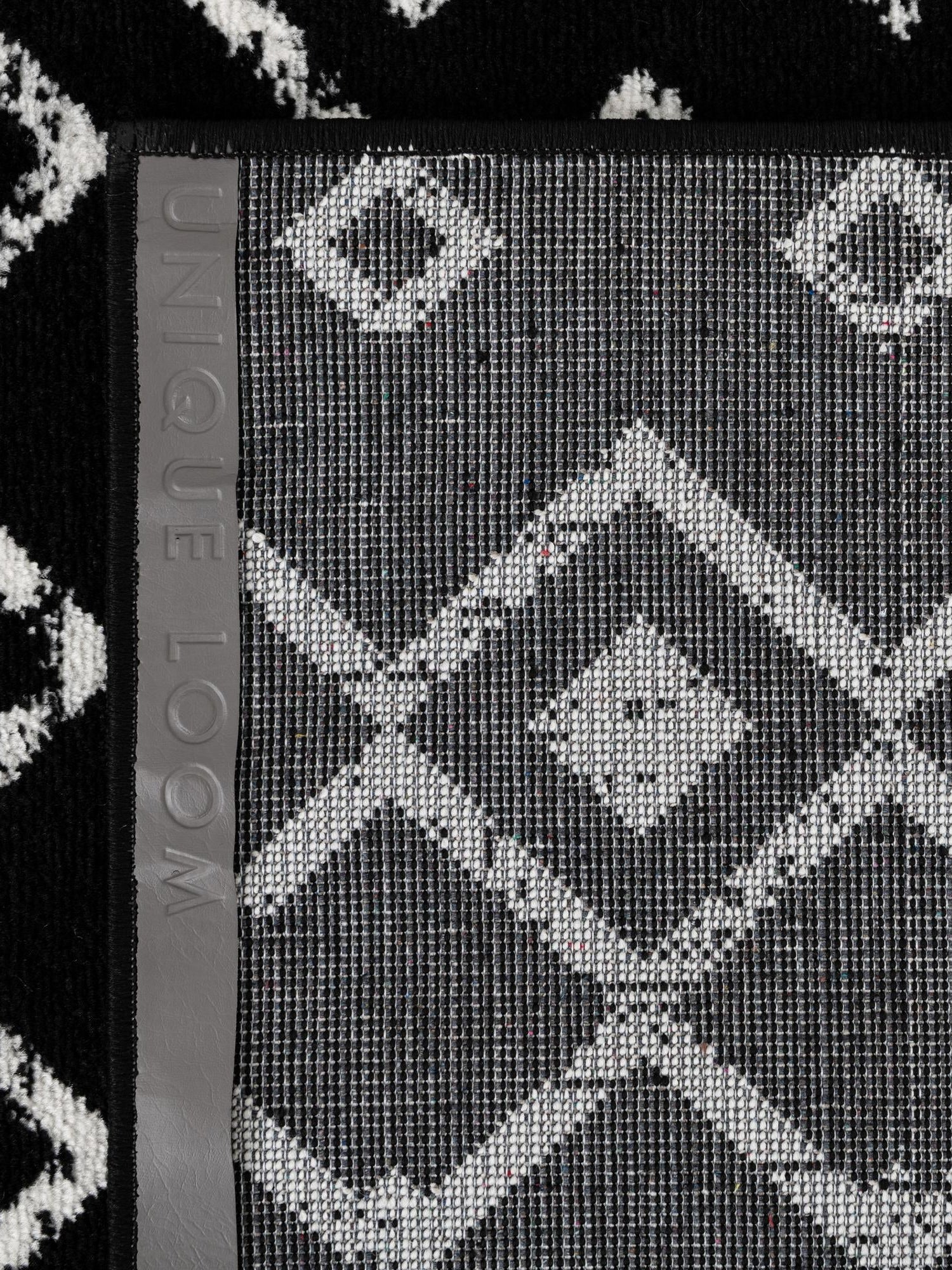 Black 2' x 6' 7 Moroccan Trellis Runner Area Rug 100% Polypropylene Easy Clean Geometric Traditional Carpet for Interior Design Home Decor for Sale at Rug Engine