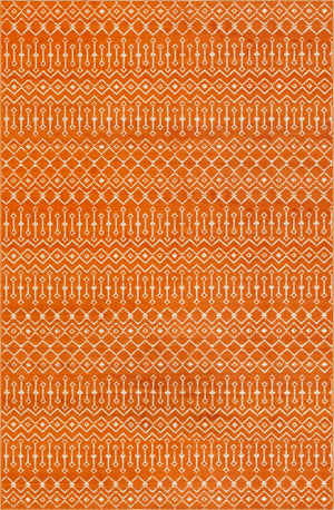 Orange 11' x 16' 5 Moroccan Trellis