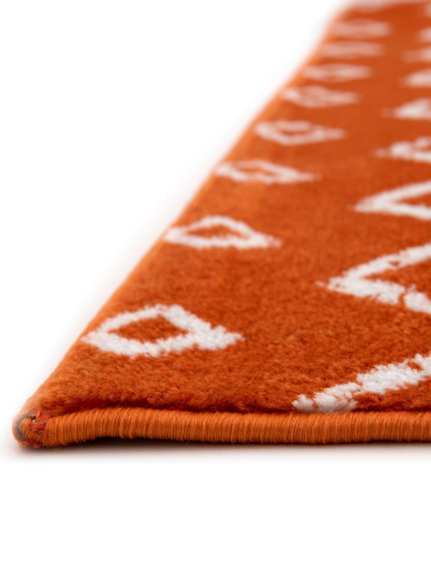 Orange 2' 6 x 8' 2 Moroccan Trellis Runner Area Rug 100% Polypropylene Easy Clean Geometric Traditional Carpet for Interior Design Home Decor for Sale at Rug Engine