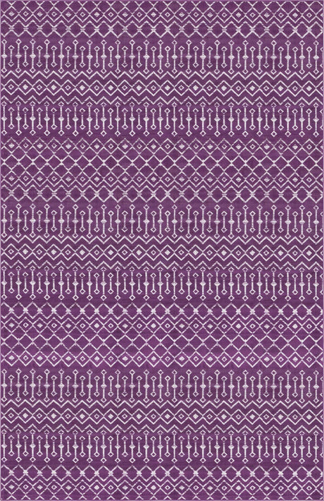 Violet 11' x 16' 5 Moroccan Trellis