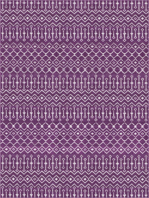Violet 10' x 13' 1 Moroccan Trellis Rectangle Rug
