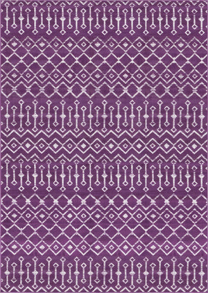 Violet 7' 1 x 10' Moroccan Trellis Rectangle Rug
