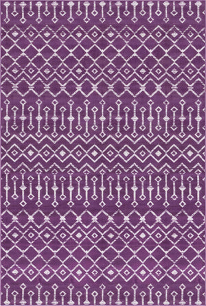 Violet 6' 1 x 9' Moroccan Trellis Rectangle Rug
