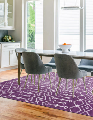 Violet 5' 1 x 8' Moroccan Trellis Rectangle Rug