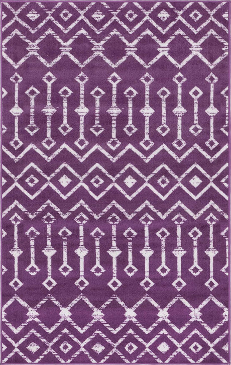 Violet 3' 3 x 5' 3 Moroccan Trellis Rectangle Rug