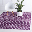 Violet 6' 1 x 6' 1 Moroccan Trellis Square Rug