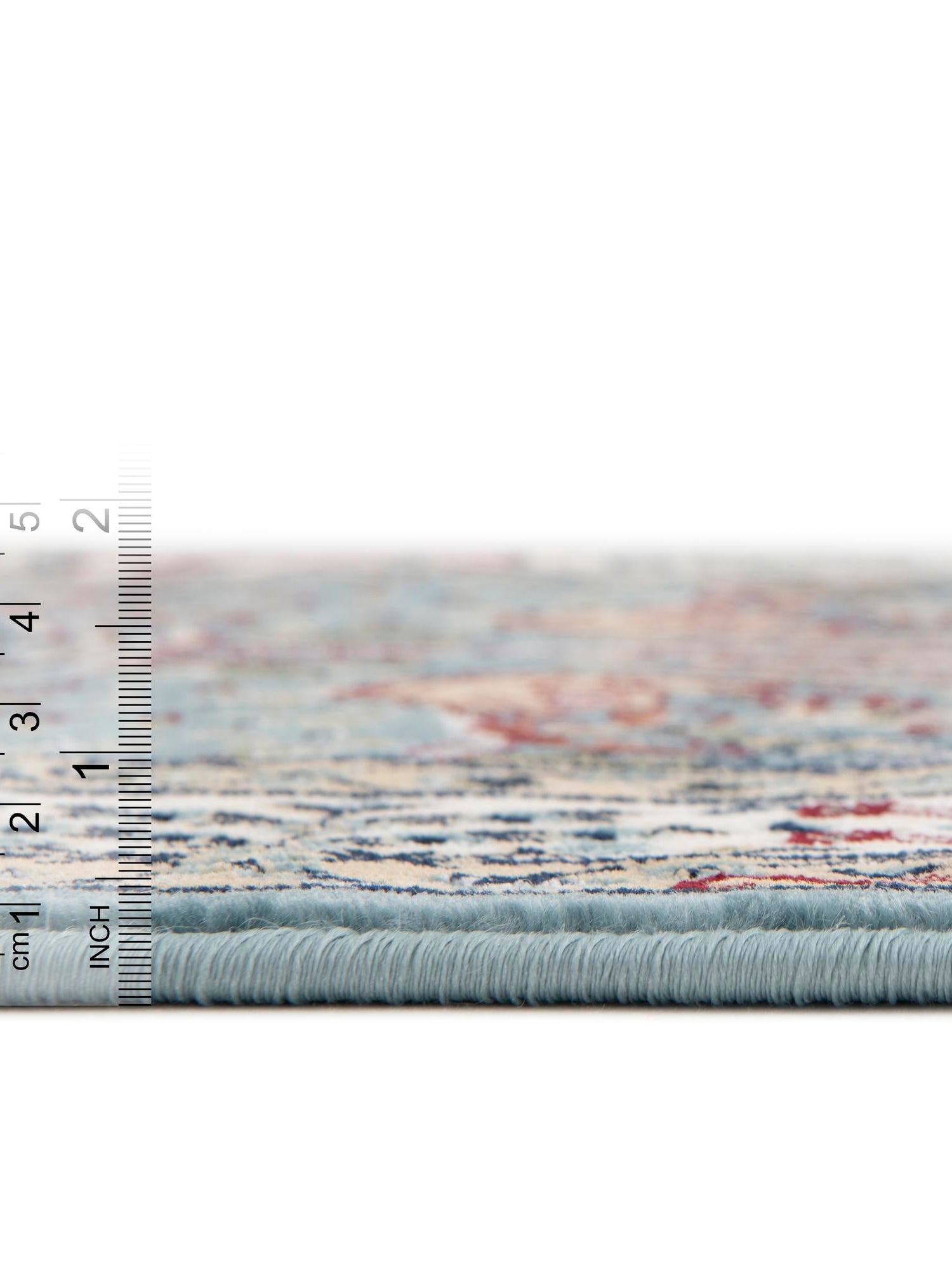 Blue 2' 7 x 7' 1 Narenj Runner Area Rug 85% Polypropylene & 15% Polyester Traditional Classic Carpet for Living, Dining, Bedrooms, Office for Sale at Rug Engine