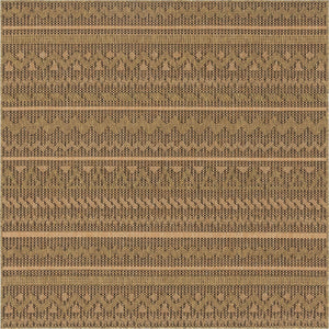 Light Brown 6' 1 x 6' 1 Outdoor Modern Square Area Rug Weather Resistant for Patio, Deck, Terrace, Balcony, Porch 100% Polypropylene Modern Outside Carpet for Sale at Rug Engine