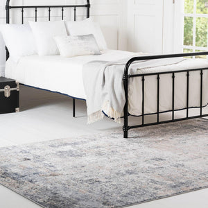 Cream 8' x 10' Caspian Rectangle Area Rug 60% Polypropylene & 40% Polyester With Cotton Backing Modern Chic Carpet for Home Interior Design Decorating for Sale at Rug Engine