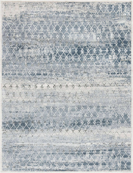Gray 9' x 12' 2 Caspian Rectangle Area Rug 60% Polypropylene & 40% Polyester With Cotton Backing Modern Chic Carpet for Home Interior Design Decorating for Sale at Rug Engine