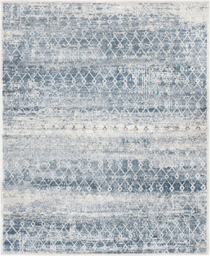 Gray 8' x 10' Caspian Rectangle Area Rug 60% Polypropylene & 40% Polyester With Cotton Backing Modern Chic Carpet for Home Interior Design Decorating for Sale at Rug Engine