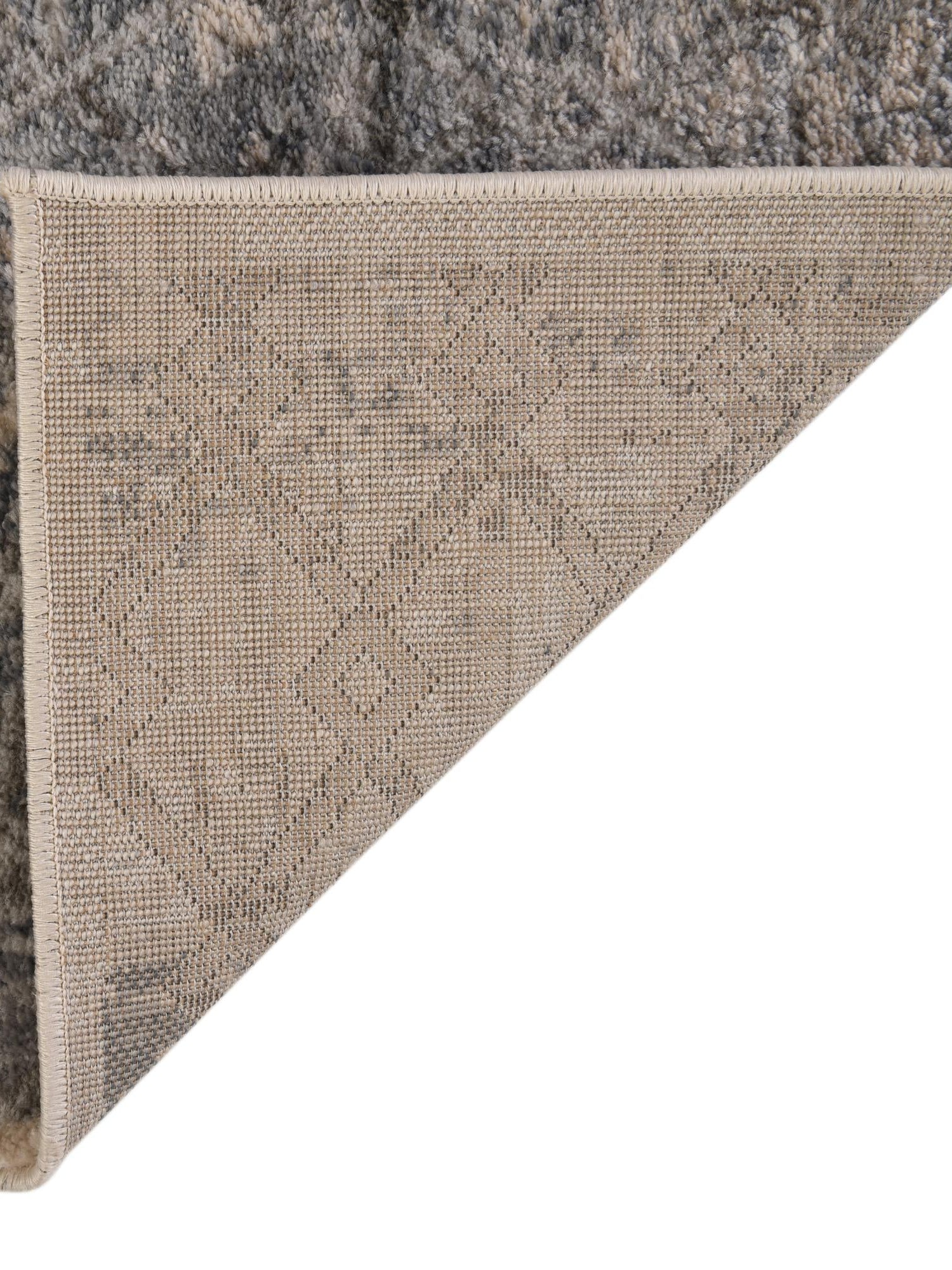 Gray 4' 1 x 6' 1 Caspian Rectangle Area Rug 60% Polypropylene & 40% Polyester With Cotton Backing Modern Chic Carpet for Home Interior Design Decorating for Sale at Rug Engine