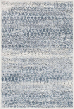 Gray 4' 1 x 6' 1 Caspian Rectangle Area Rug 60% Polypropylene & 40% Polyester With Cotton Backing Modern Chic Carpet for Home Interior Design Decorating for Sale at Rug Engine