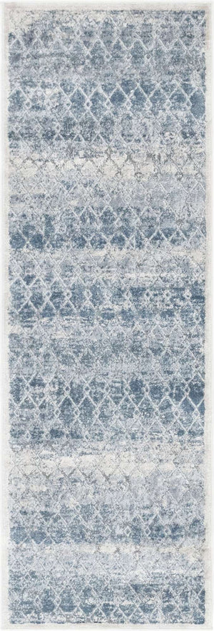 Gray 2' 2 x 6' 1 Caspian Runner Area Rug 60% Polypropylene & 40% Polyester With Cotton Backing Modern Chic Carpet for Home Interior Design Decorating for Sale at Rug Engine