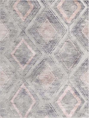 Gray Cream 9' x 12' 2 Caspian Rectangle Area Rug 60% Polypropylene & 40% Polyester With Cotton Backing Modern Chic Carpet for Home Interior Design Decorating for Sale at Rug Engine