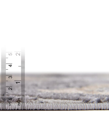 Gray Cream 6' 1 x 9' Caspian Rectangle Area Rug 60% Polypropylene & 40% Polyester With Cotton Backing Modern Chic Carpet for Home Interior Design Decorating for Sale at Rug Engine