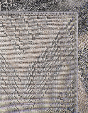 Gray Cream 2' x 3' 1 Caspian Rectangle Area Rug 60% Polypropylene & 40% Polyester With Cotton Backing Modern Chic Carpet for Home Interior Design Decorating for Sale at Rug Engine