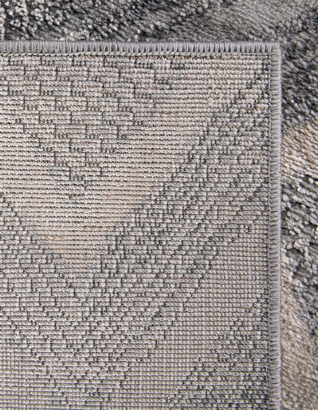 Gray Cream 7' 10 x 11' Caspian Rectangle Area Rug 60% Polypropylene & 40% Polyester With Cotton Backing Modern Chic Carpet for Home Interior Design Decorating for Sale at Rug Engine