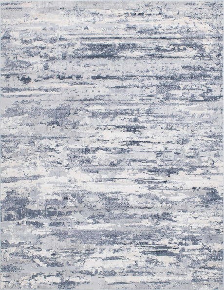Gray 9' x 12' 2 Caspian Rectangle Area Rug 60% Polypropylene & 40% Polyester With Cotton Backing Modern Chic Carpet for Home Interior Design Decorating for Sale at Rug Engine
