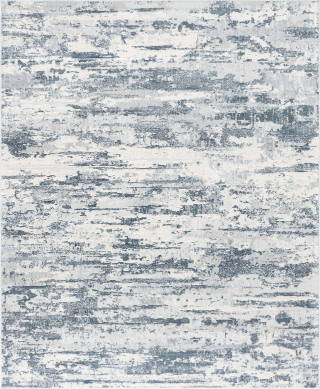 Gray 8' x 10' Caspian Rectangle Area Rug 60% Polypropylene & 40% Polyester With Cotton Backing Modern Chic Carpet for Home Interior Design Decorating for Sale at Rug Engine