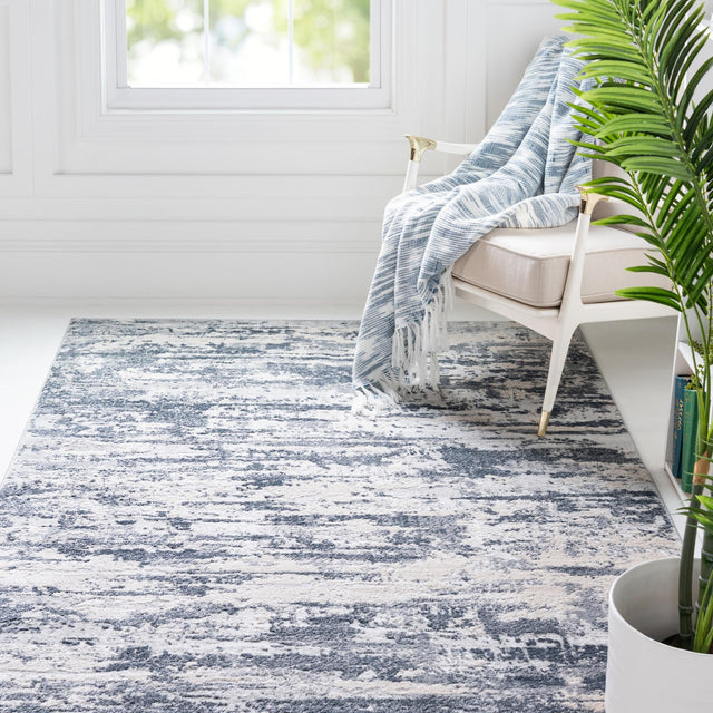 Gray 9' x 12' 2 Caspian Rectangle Area Rug 60% Polypropylene & 40% Polyester With Cotton Backing Modern Chic Carpet for Home Interior Design Decorating for Sale at Rug Engine