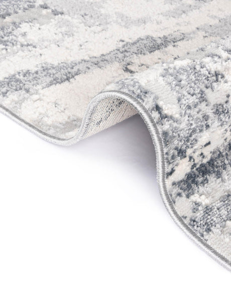 Gray 9' x 12' 2 Caspian Rectangle Area Rug 60% Polypropylene & 40% Polyester With Cotton Backing Modern Chic Carpet for Home Interior Design Decorating for Sale at Rug Engine