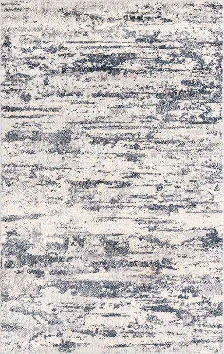 Gray 5' 1 x 8' Caspian Rectangle Area Rug 60% Polypropylene & 40% Polyester With Cotton Backing Modern Chic Carpet for Home Interior Design Decorating for Sale at Rug Engine