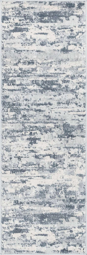 Gray 2' 2 x 6' 1 Caspian Runner Area Rug 60% Polypropylene & 40% Polyester With Cotton Backing Modern Chic Carpet for Home Interior Design Decorating for Sale at Rug Engine
