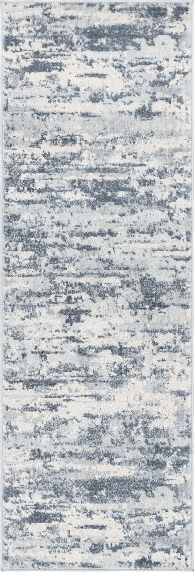 Gray 2' 2 x 6' 1 Caspian Runner Area Rug 60% Polypropylene & 40% Polyester With Cotton Backing Modern Chic Carpet for Home Interior Design Decorating for Sale at Rug Engine