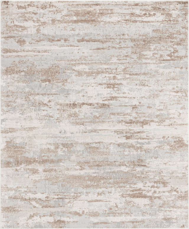 Beige 8' x 10' Caspian Rectangle Area Rug 60% Polypropylene & 40% Polyester With Cotton Backing Modern Chic Carpet for Home Interior Design Decorating for Sale at Rug Engine