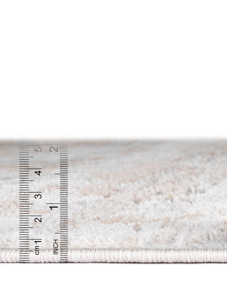 Beige 8' x 10' Caspian Rectangle Area Rug 60% Polypropylene & 40% Polyester With Cotton Backing Modern Chic Carpet for Home Interior Design Decorating for Sale at Rug Engine