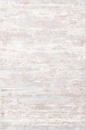Beige 5' 1 x 8' Caspian Rectangle Area Rug 60% Polypropylene & 40% Polyester With Cotton Backing Modern Chic Carpet for Home Interior Design Decorating for Sale at Rug Engine