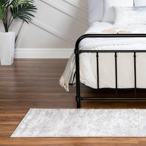 Beige 2' 2 x 6' 1 Caspian Runner Area Rug 60% Polypropylene & 40% Polyester With Cotton Backing Modern Chic Carpet for Home Interior Design Decorating for Sale at Rug Engine
