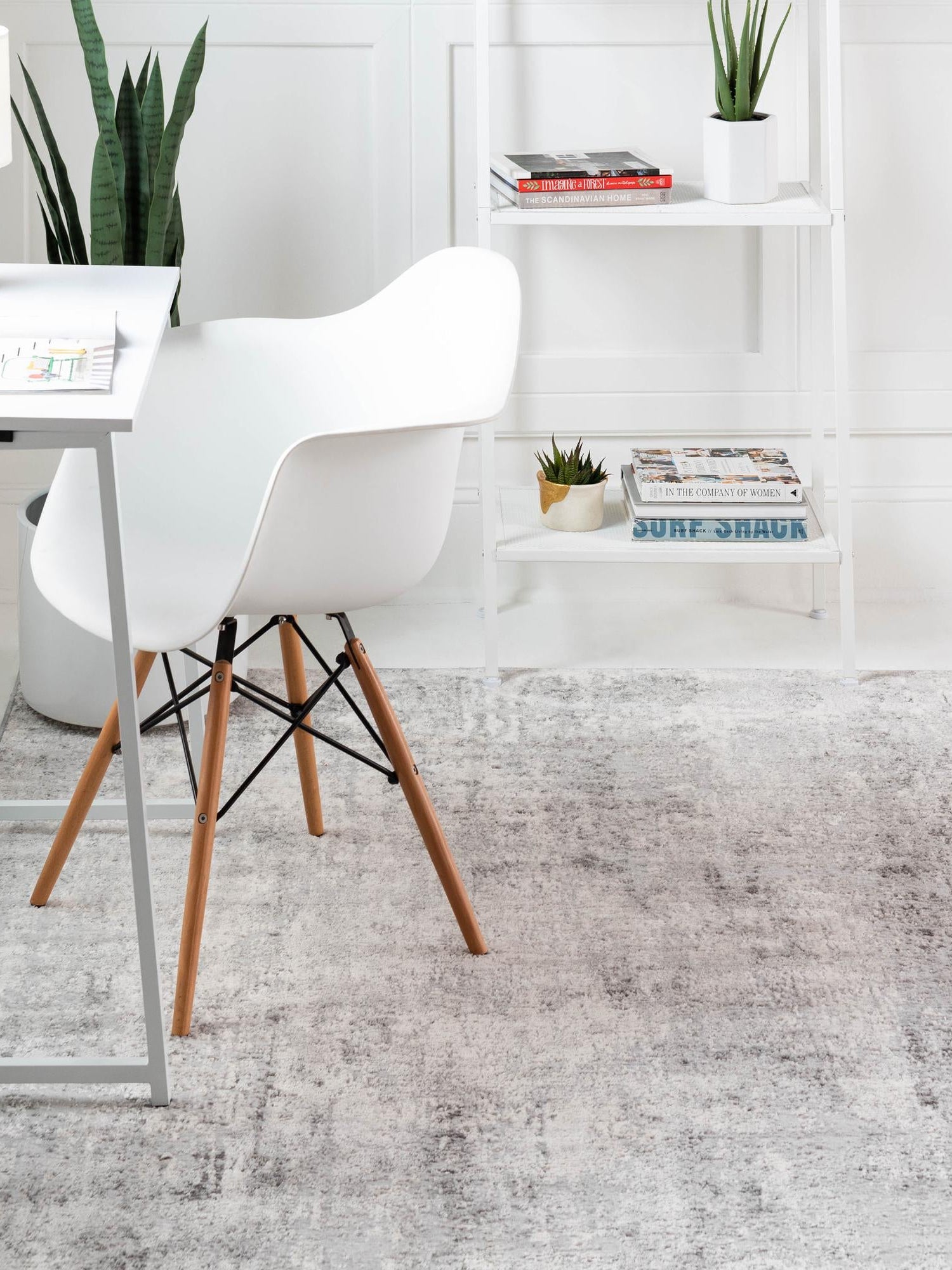 Gray 3' 3 x 5' 3 Caspian Rectangle Area Rug 60% Polypropylene & 40% Polyester With Cotton Backing Modern Chic Carpet for Home Interior Design Decorating for Sale at Rug Engine