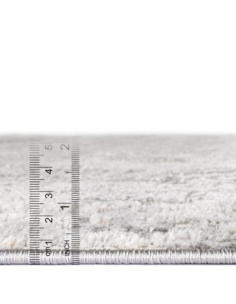 Gray 10' x 14' 1 Caspian Rectangle Area Rug 60% Polypropylene & 40% Polyester With Cotton Backing Modern Chic Carpet for Home Interior Design Decorating for Sale at Rug Engine