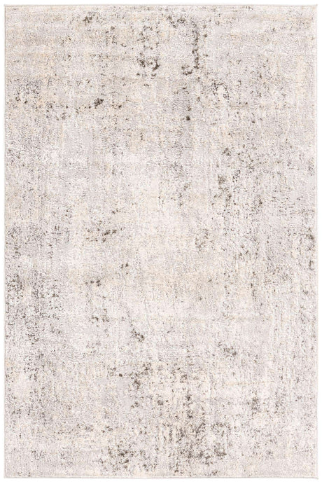 Gray 4' 1 x 6' 1 Caspian Rectangle Area Rug 60% Polypropylene & 40% Polyester With Cotton Backing Modern Chic Carpet for Home Interior Design Decorating for Sale at Rug Engine