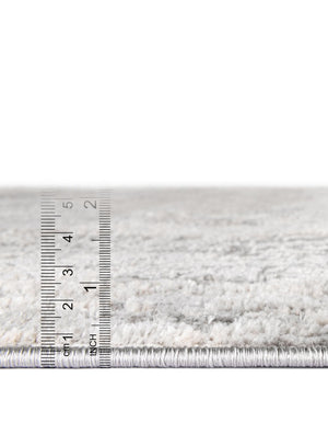 Gray 2' 7 x 13' 1 Caspian Runner Area Rug 60% Polypropylene & 40% Polyester With Cotton Backing Modern Chic Carpet for Home Interior Design Decorating for Sale at Rug Engine