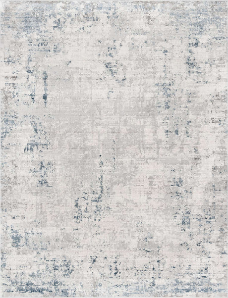 Gray Blue 9' x 12' 2 Caspian Rectangle Area Rug 60% Polypropylene & 40% Polyester With Cotton Backing Modern Chic Carpet for Home Interior Design Decorating for Sale at Rug Engine