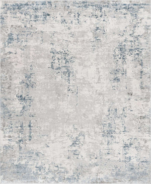 Gray Blue 8' x 10' Caspian Rectangle Area Rug 60% Polypropylene & 40% Polyester With Cotton Backing Modern Chic Carpet for Home Interior Design Decorating for Sale at Rug Engine