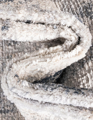 Gray 5' 1 x 8' Caspian Rectangle Area Rug 60% Polypropylene & 40% Polyester With Cotton Backing Modern Chic Carpet for Home Interior Design Decorating for Sale at Rug Engine