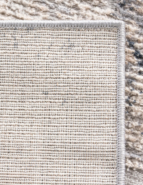 Gray 5' 1 x 8' Caspian Rectangle Area Rug 60% Polypropylene & 40% Polyester With Cotton Backing Modern Chic Carpet for Home Interior Design Decorating for Sale at Rug Engine