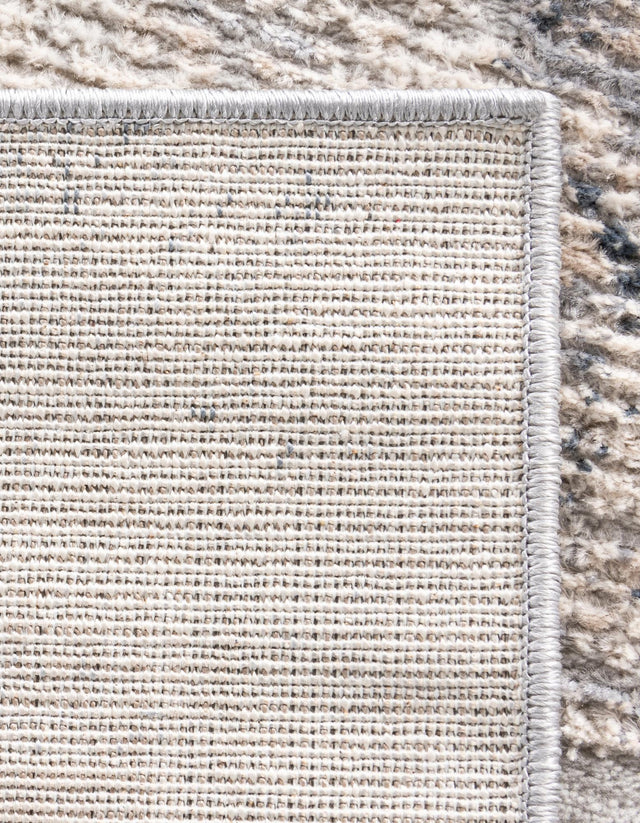 Gray 5' 1 x 8' Caspian Rectangle Area Rug 60% Polypropylene & 40% Polyester With Cotton Backing Modern Chic Carpet for Home Interior Design Decorating for Sale at Rug Engine